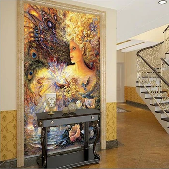 Тапети Beibehang по поръчка, 3d луксозна диамантена светлина, пиратски съкровища на Европа и Съединените Щати, ретро-митологични тапети с тайната