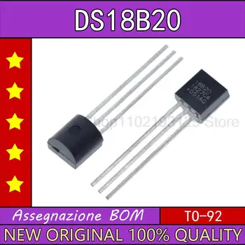 10 бр./лот Сензор Електронен чип DS18B20 TO-92 18B20 чипове Датчик за Температура IC 18b20 сам имейл