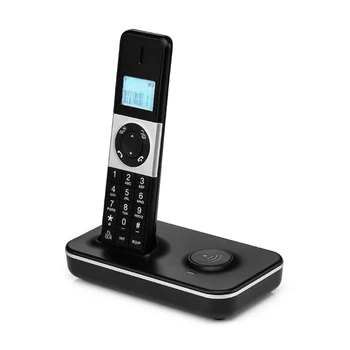 Безжичен телефон D1002 с дисплей на обаждащия се, цифров стационарен телефон