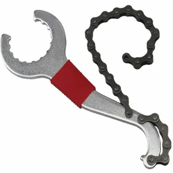 Инструменти за ремонт на велосипеди 3 в 1 Гаечен Ключ с централния вал и маховиком Инструмент за премахване на Гаечен ключ с кука хвостовым