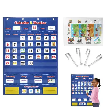 Календари Джобен график за деца, месечни календари и джобни график за времето от 142 карти, училище и детска градина