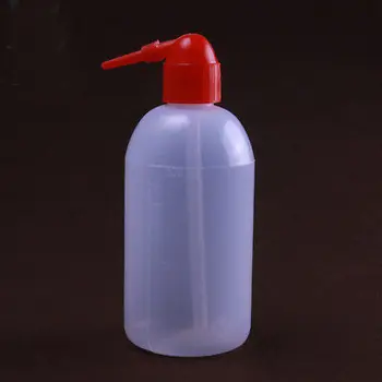 Пластмасова бутилка за биодизел за еднократна употреба пране за татуировки Lab 500 мл с червен капак Безплатна доставка