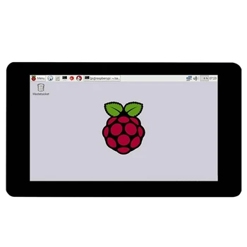 7-инчов дисплей на DSI за Raspberry Pi с капацитивен екран, 1024X600, интерфейс Mipi, поддържа 5-точков натискане