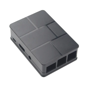 За RaspberryPi 3 Модел B + Капак корпус От Черен ABS-пластмаса-Корпус на Кутията Отвеждане на Топлината за RaspberryPi 3Б +