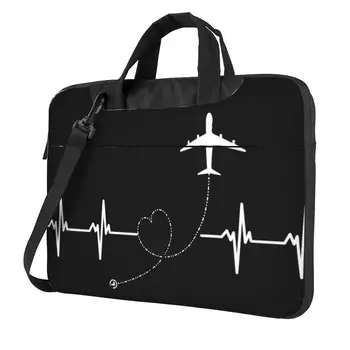 Чанта за лаптоп чанта за лаптоп в самолета, чанта за лаптоп с принтом Line, чанта за преносим компютър за Macbook Air Pro
