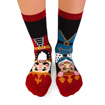 Забавен Cartoony Гвардеец AB Style Нередовни Чорапи за екипажа Унисекс Памучни Чорапи Чифт нови продукти Градинска Мода Чорапи Подаръци на Едро