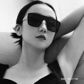 Дизайн без граници в стила на модна показване на 2023 г., с метални детайли в рамки, допълва по стръмните слънчеви очила
