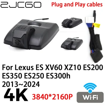 ZJCGO 4K 2160P Автомобилен Видеорекордер Dash Cam Камера, видео Рекордер, Щепсела и да Играе за Lexus ES XV60 XZ10 ES200 ES350 ES250 ES300h 2013 ~ 2024