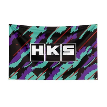 Флаг HKSs размер 3x5 метра за декор 1