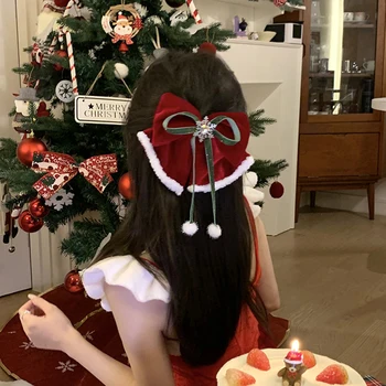 1 бр. Аксесоар за коса с голям червен Нос Коледна шнола за принцеси Подпори за декорация парти