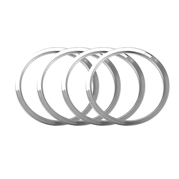 За Nissan Qashqai J11 2014-2018, Хромирани стикер във формата на пръстен за автомобилния динамика, Вътрешна рамка и капачка dynamics, Auto