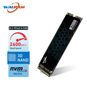 WALRAM SSD NVMe M2 128 Г 256 Г 512 G 1 TB M. 2 2280 NVME PCIe 3.0 Е Вътрешен Твърд Диск HDD за Лаптоп, Настолен SSD 1tb