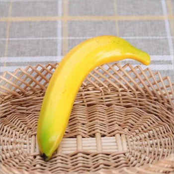 Подпори за домашен интериор с плодове Леки Изкуствени Банани Пластмаса + Пяна Декоративна Имитация на Високо Качество Практичен