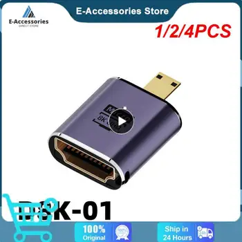 1/2/4ШТ Градуса U-образна Мини-пол адаптер USB3.2 Type-c USB Адаптер за мъже и жени в USB Удължител C Converter 2.1 V 8K