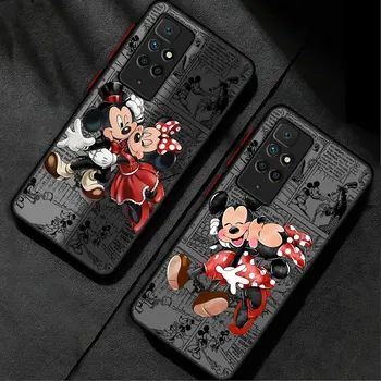 Disney Мики и Мини Маус Калъф за Телефон Xiaomi Redmi 9 12C 9T K40 Pro 10В A1 10 12 5G A2 9А 9В Мека Обвивка Твърд Калъф за PC