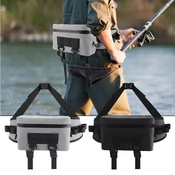 Многофункционална риболовна чанта за съхранение на риболовни примамки на колана, водоустойчив риболовна чанта за бягане, ходене, туризъм, скално катерене