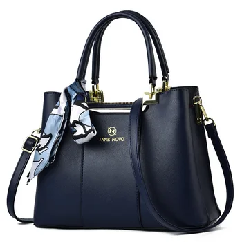Нова мода висококачествена дамска чанта, однотонная дамска чанта, копринен шал, окачване, чанта-месинджър, чанти през рамо