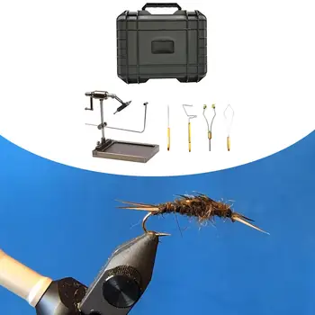 Менгеме за Връзване на мухи, Риболовни Принадлежности, Риболовни Стабилни и директни Мормышки Инструмент за Връзване на Мухи Лесни за Използване Инструменти За Връзване на Мухи Обзавеждане