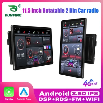 11,5-инчов авто радио с превръщането вертикален екран, 2 Din, Android Мултимедиен DVD-плейър, GPS навигация, авторадио, Carplay, Android Auto