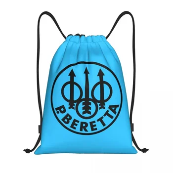 Обичай чанти дантела прозорци с логото на Beretta за военно оръжие за пазаруване, раници за йога, женски и мъжки спортни раници за фитнес зала