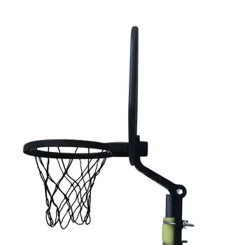 Баскетболното пръстен за батут Аксесоари за батут Играчка баскетболен щит за всички възрасти Извити поле за потапяне в закрито в задния двор