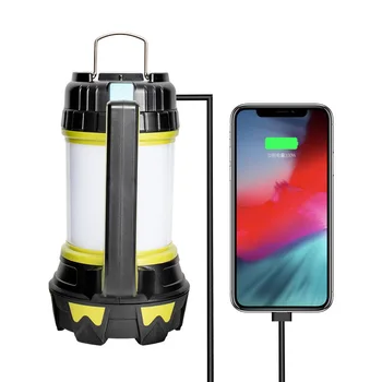 Нова led туризъм лампа с USB зареждане на открито, Мултифункционален походный фенер, преносим малък окачен фенер с фенерче, фенер за палатка