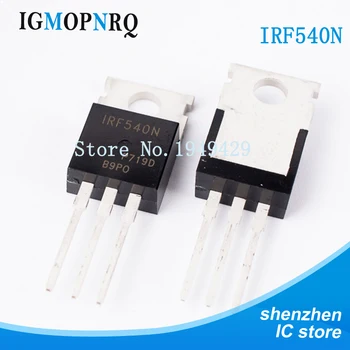 10 бр./лот IRF540N TO-220 IRF540NPBF IRF540 MOSFET MOSFT 100V 33A 44mOhm 47.3 nC Нова