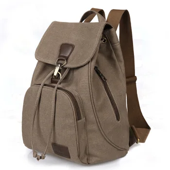 Жена платно раница, дамски реколта пътна чанта, изработена от чист памук, модерни училищни чанти за лаптоп на съвсем малък, чанта през рамо за момичета