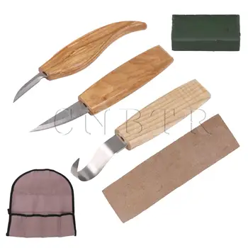 CNBTR, 3 предмет, детайл, за дърворезба и кука, ръчни инструменти за гравиране с рулонным пакет