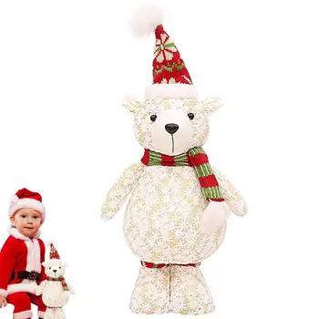 Кукла на Коледното коледната елха, Коледни Кукли, игри на Коледна украса, Ръчно бродиран, Създаващи Коледно настроение за дивана, библиотеката, на рафта