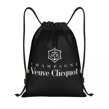 Луксозни чанти с завязками за шампанско Clicquot Мъжки Женски Сгъваеми, Спортни чанти за фитнес, Раници за пазаруване