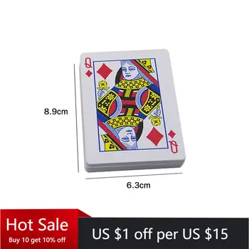 Карти за покер с отбелязване Hot Secret, прозрачни карти за игра, вълшебни играчки, прости, но неочаквани трикове, карти за игра