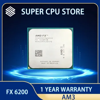 Процесор AMD FX 6200 AM3 +, 3,8 Ghz/8 Mb/125 W, шестиядерный процесор за настолни КОМПЮТРИ, socket AM3 +