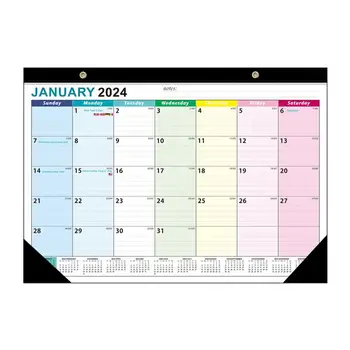 Стенен календар 2024 2025 богат на функции календар на английски език с обратното броене 365 дни Настолен календар
