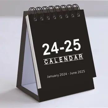 Sharkbang Нов Прием на 2024-2025 Календар за 12/18 Месеца Украса на Масата Бележка За Бележки Дневник Преносим Списък Мини-Книжка Канцеларски материали
