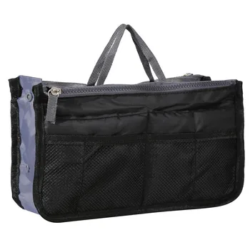 Боядисана чанта В чанта органайзер за грим, вставная чанта, многофункционални женски Козметични пътни чанти