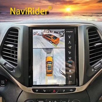 256 GB авточасти За Jeep Cherokee Android 5 КЛ 2014 2018 2Din Авто Радио Мултимедиен Плейър GPS Стерео DSP БТ IPS Екран Carplay