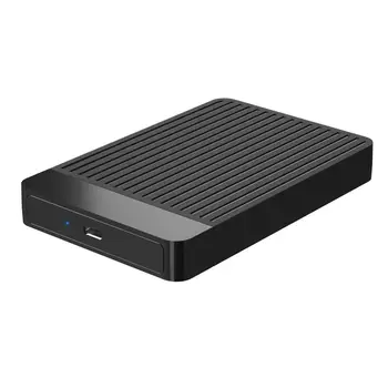 Корпус 2,5-Инчов Корпус Твърд диск Мобилен Кутия За Твърд диск SSD Кабел SATA-USB Type-C Външна Поддръжка на Твърди Дискове с капацитет 6 TB