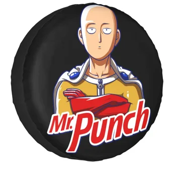 One Punch Man Покрышка Suv Saitama Sensei Japan Герой от Аниме и Манга Протектор Резервна гума за Джип Toyota 14 