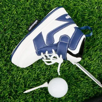 Прическа за стика за голф, устойчива на износване, надраскване, Забавен защитен калъф за стикове за голф под формата на обувки, аксесоари за голф