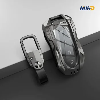 Калъф за автомобилни ключове от с сплав, ключодържател Geely Tugella 2020 Azkarra Xingyue Boyue Pro Atlas Pro Gili Tugella, защитен калъф за автомобилни ключове