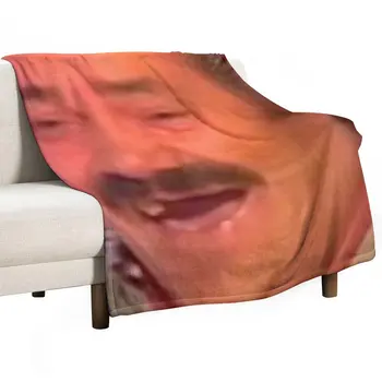 Каре El Risitas Meme за дивана, на малка луксозна утолщенное одеяло