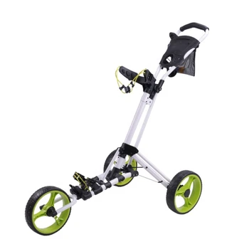 Колички за носене чанта за голф на 3 колела за по-добро качество, лесно сгъваема количка за ръчно носене на стика за голф, за активен отдих