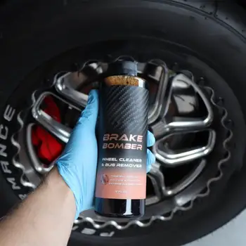 Препарат за почистване на джанти гуми Здрав 550 г Ефективен спрей за почистване на гуми Shoae Средство за почистване на гуми от котлен камък на автомобил Подарък Автоаксесоари