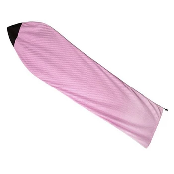 Калъф за чорапи за дъски за сърф в розова и бяла ивица, защитна чанта за дъски за сърф, органайзер, лесен за използване