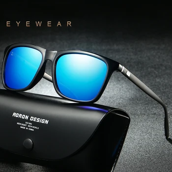 Нови мъжки поляризация очила за нощно виждане, слънчеви очила True colors, ослепителна цвят, модни Алюминиево-магниевые пролетта