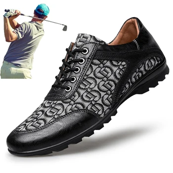 Нови Обувки за голф Lxury С Шипове, Мъжки Маратонки За Голф Размер Плюс 37-48, Дишащи Обувки за голф Играчи, Нескользящие Спортни Маратонки