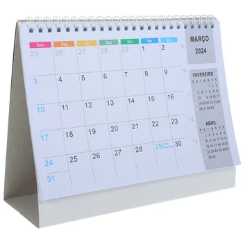 1 Книга на Отделно стоящи календари в 2024 година Настолни Календари, Настолни Календари Настолен календар за Бразилия