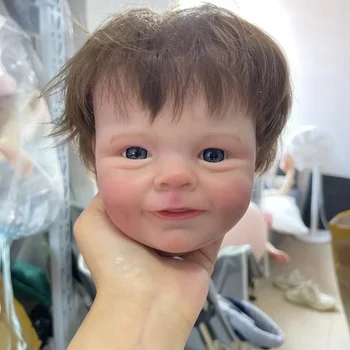 22-инчов набор от куклен театър-реборнов Shaya Popular Sweet Face, 3D-раскрашенные непълни част кукла с коса, от корените до корените на ръцете с филтър тяло и крайници
