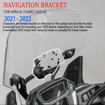 Навигация Скоба Мотоциклет На Aprilia Tuareg 660 XC 2021-2022 Притежателя GPS Аксесоари За Модернизация